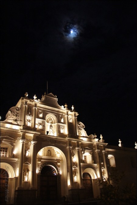 Church on Antigua's central square.